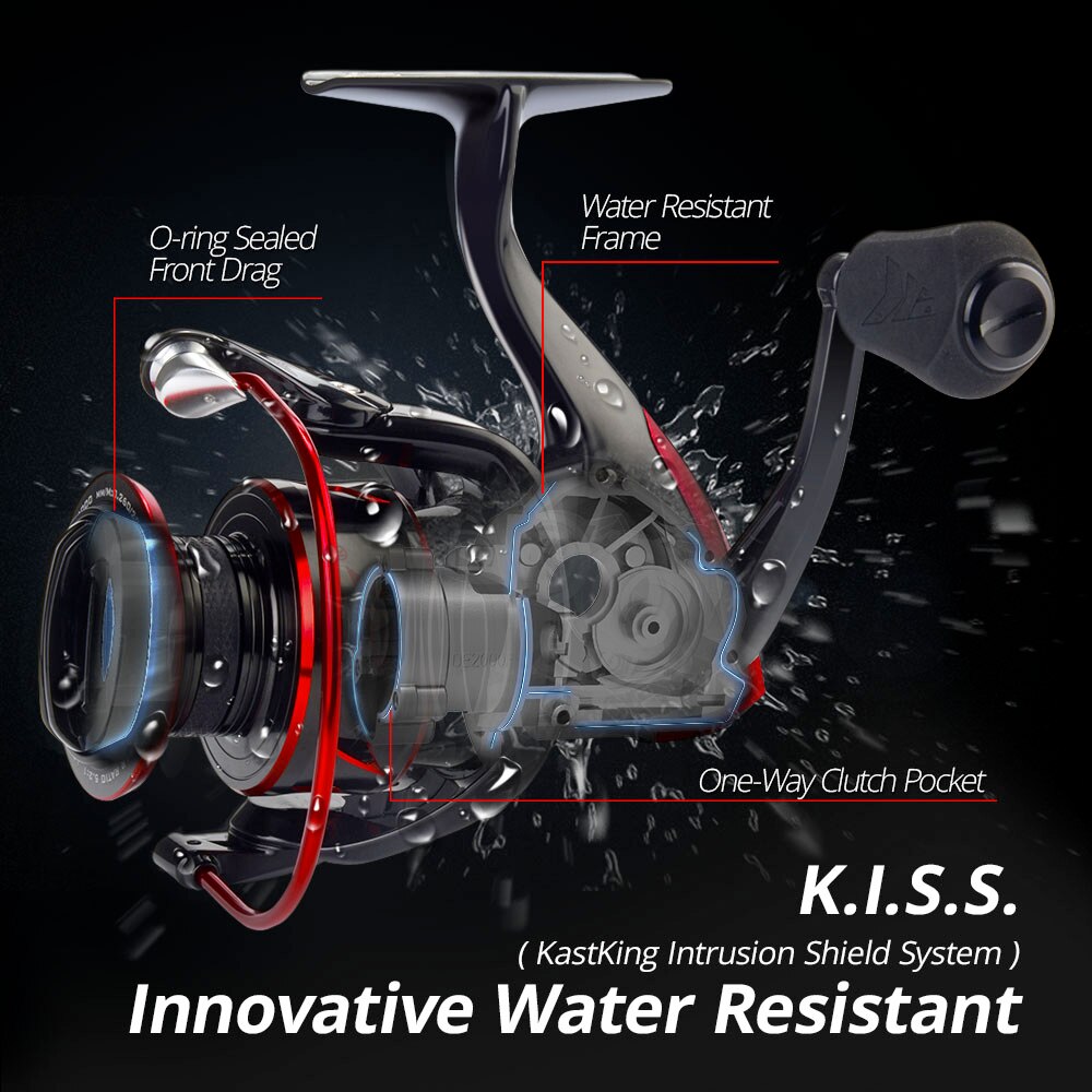 KastKing sharky III Bearings10 - Kastking Reel Zephyr บทวิจารณ์และราคา